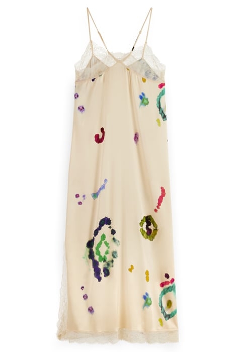 CAMI MAXI DRESS WITH LACE DETAIL GALAXY DYE SOFT ICE 4