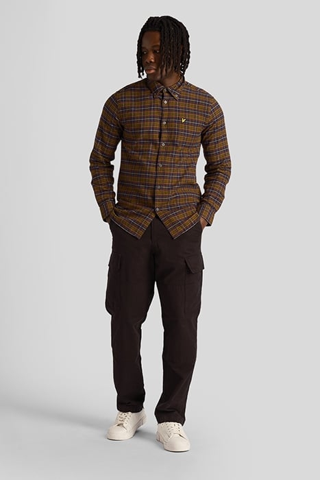 CHECK FLANNEL SHIRT GLENSHEE PLUM 3