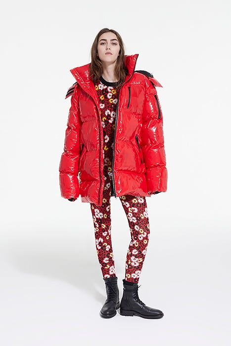 OVERSIZE DOWN JACKET RED 3
