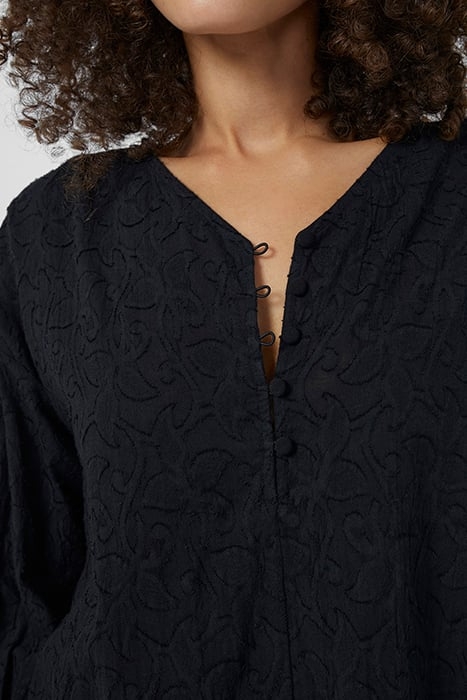 WINTER BURNOUT LS V NK TOP BLACK 4