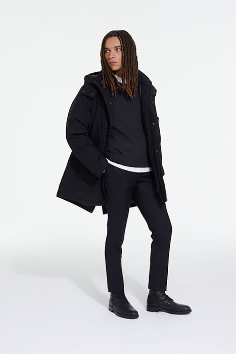 PARKA MI-LONGUE MULTIPOCHE BLACK 3