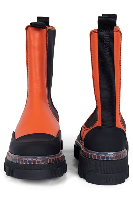 CLEATED MID CHELSEA BOOT TRANSPARENT WELT ORANGEADE 2