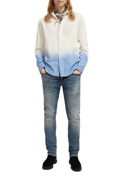 DIP DYE CORDUROY SHIRT OFF WHITE 3