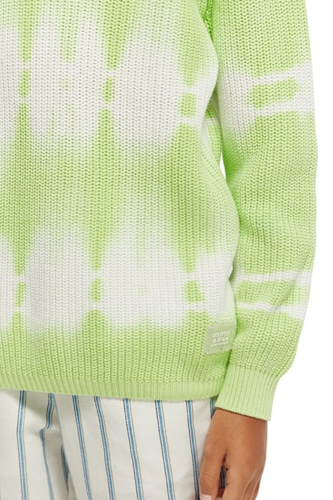 BOYS TIE-DYED WASHING CREWNECK PULLOVER IN ORGANIC COTTON NE 6