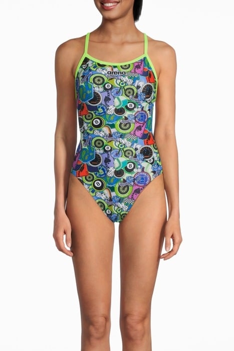 W LIGHTECH HIGH PHANTASY PRINTS MOTO PATCHES GREEN 1