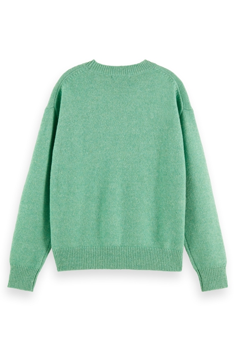 INTARSIA CLUB SODA PULLOVER FROZEN MINT 5
