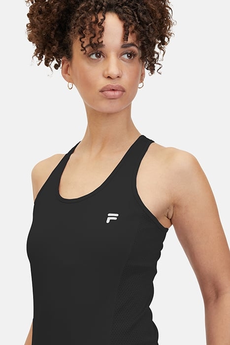 ROUSSILLON RUNNING RACER TOP WITH INSIDE BRA BLACK 7