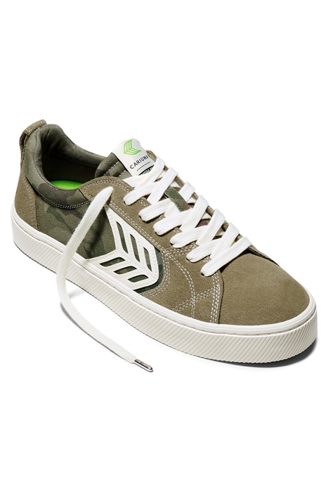 UNISEX CATIBA PRO SKATE BURNT SAND SUEDE CAMOUFLAGE SNEAKER 2