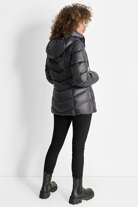 ZIPFRT DOWN JACKET BLACK 3