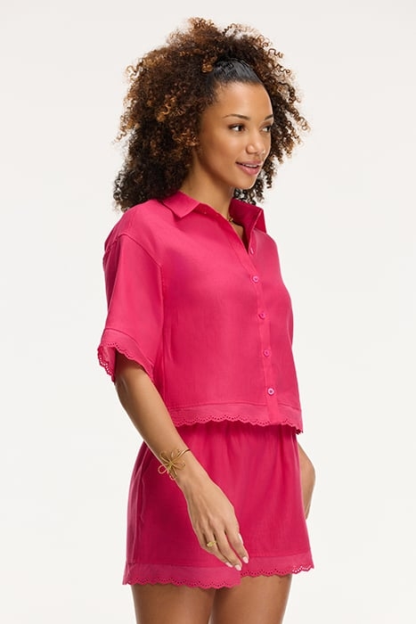 LADIES EMILY BLOUSE PARROT PINK 8