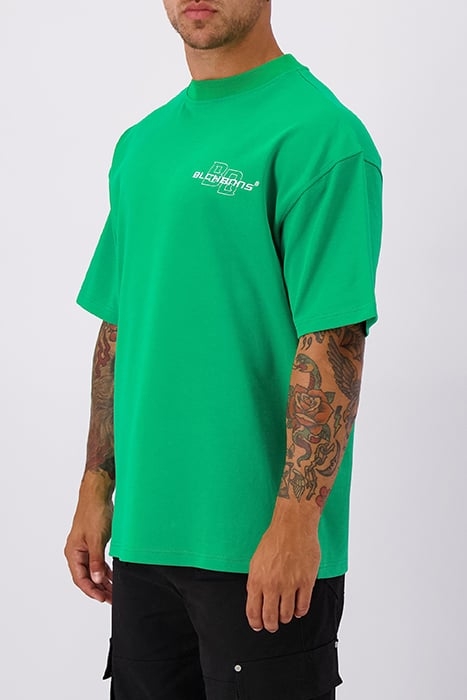 INITIALS TEE GREEN 4