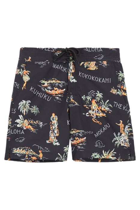 MAILLOT DE BAIN IMPRIME ALOHA BLACK 3