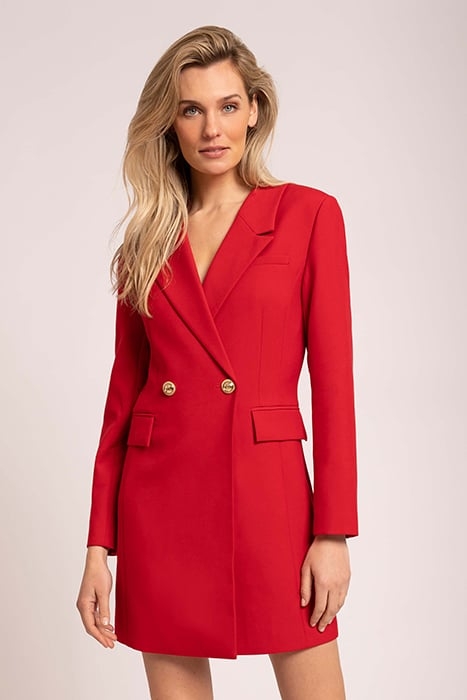LACEY BLAZER DRESS CHILI 1