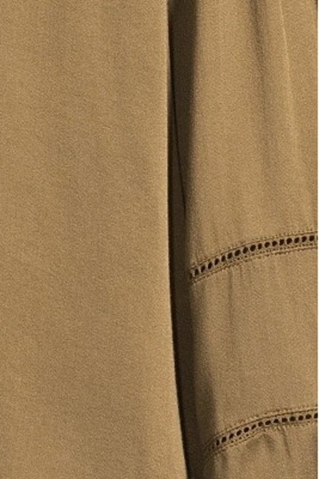 BLOUSE WOVEN LONG SLEEVES 22002037 MILITARY OLIVE 5