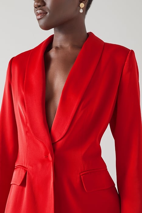 JK SEYDOUX SHAWL COLLAR CHERRY 6