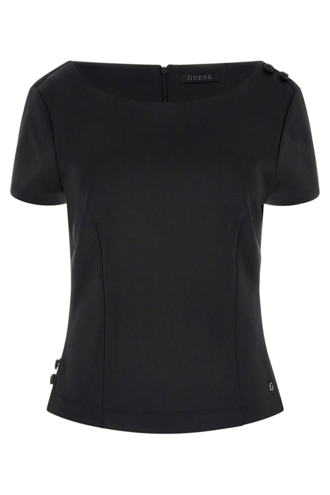 SS OTTAVIA MOCK NECK JET BLACK A996 4