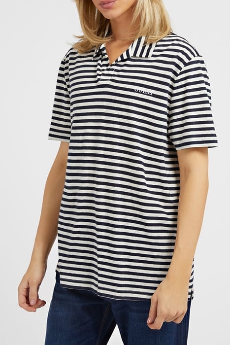 SS GUESS EMBRO STRIP NAVY AND STONE STRIP 1