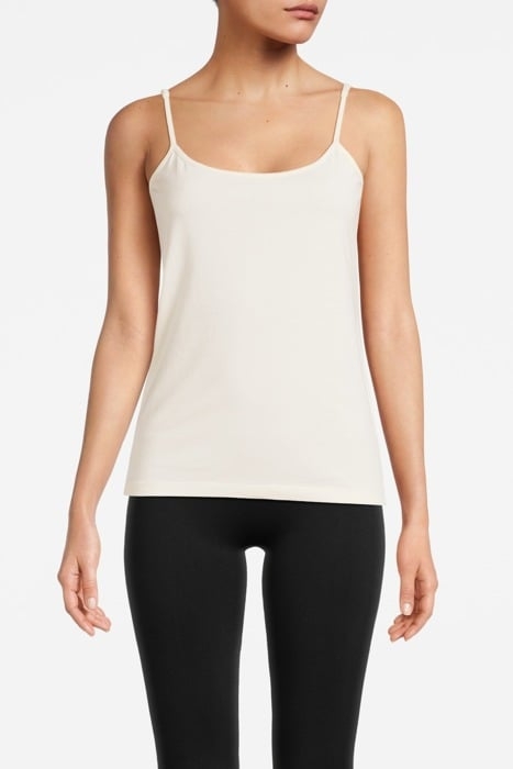 BASIC SPAGHETTI TOP CREAM 1