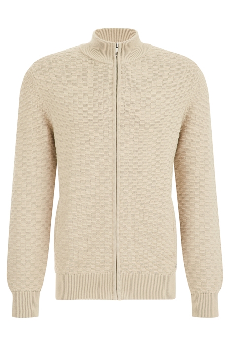 CARDIGAN WITH ZIPPER BEIGE 4