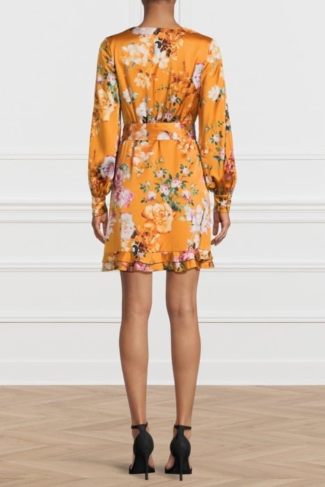 ERIKA DRESS ETHEREAL ROSES ORANG 2