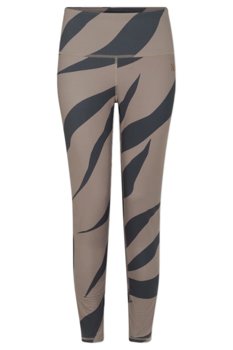 YOGA LEGGINGS ZEBRA WARM TAUPE 2