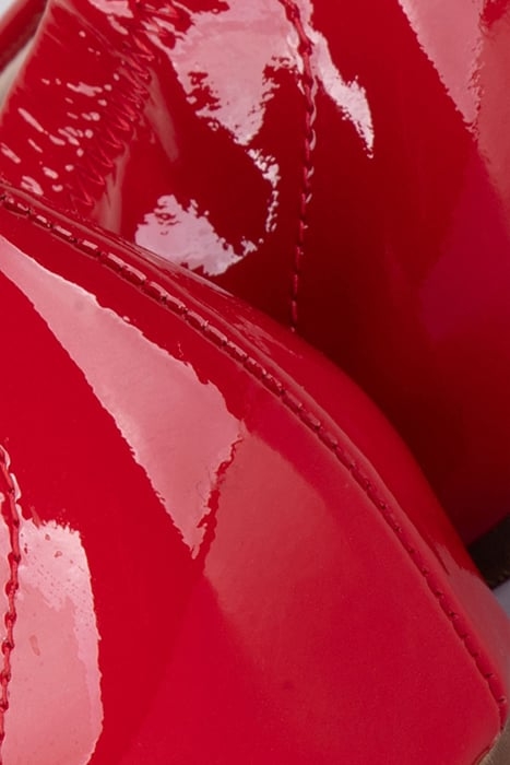 OSSIE BALLERINA RUBBER RED 4