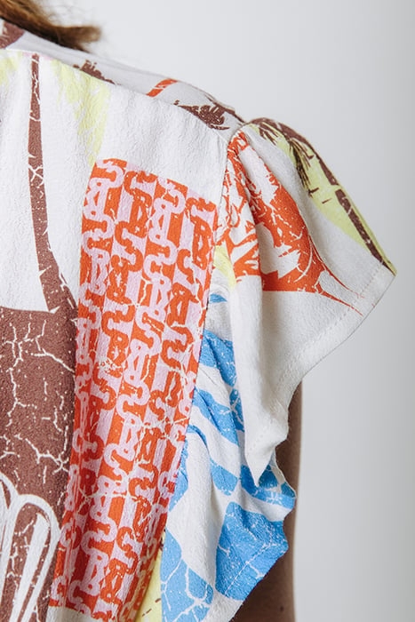 ELVA PATCHWORK MAXI DRESS MULTICOLOR 4