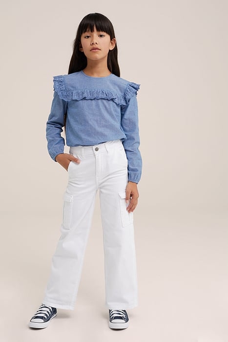 BLOUSE GREYISH BLUE 2