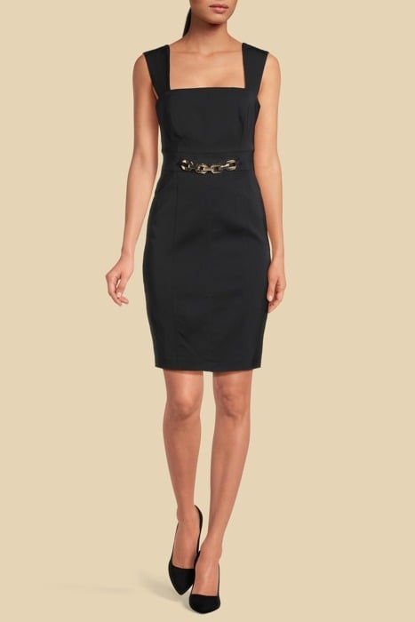 NORAH PENCIL DRESS JET BLACK 1