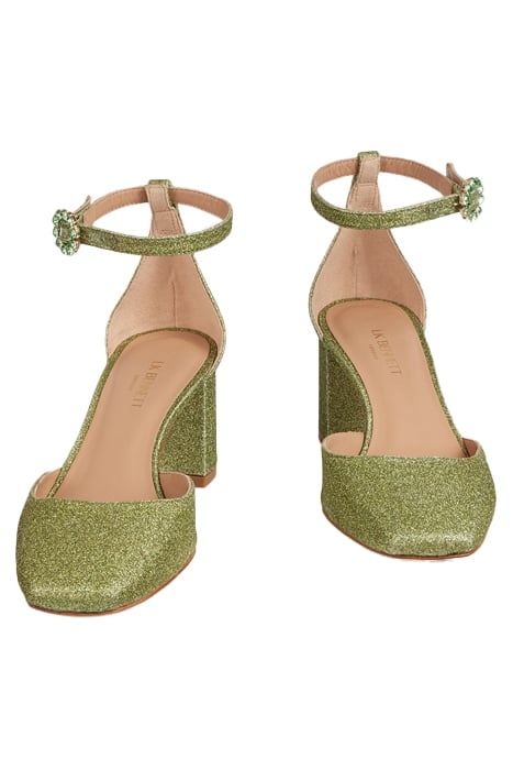 OC DARLING BLOCK HEEL GREEN 4