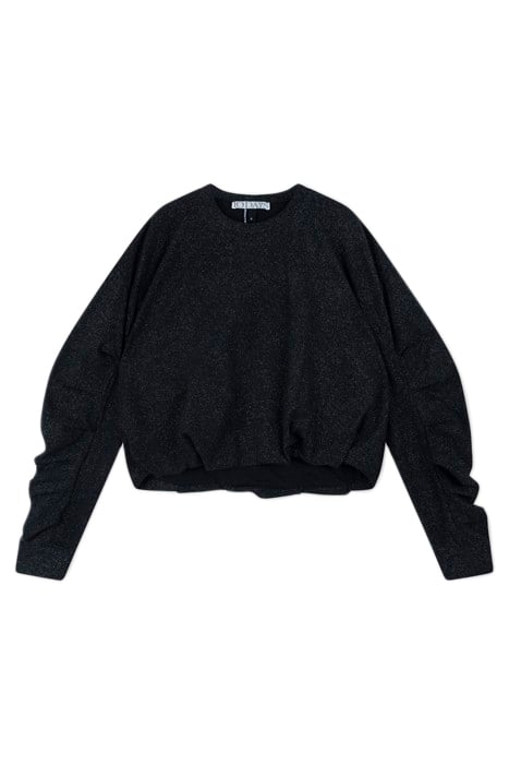 BALLOON SWEATER GLITTER BLACK 2