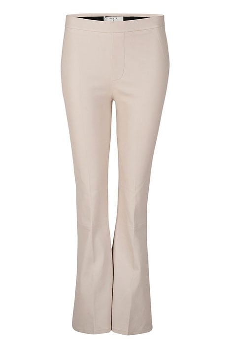 TYSON FLARE LEATHER PANTS SANDSHELL 2