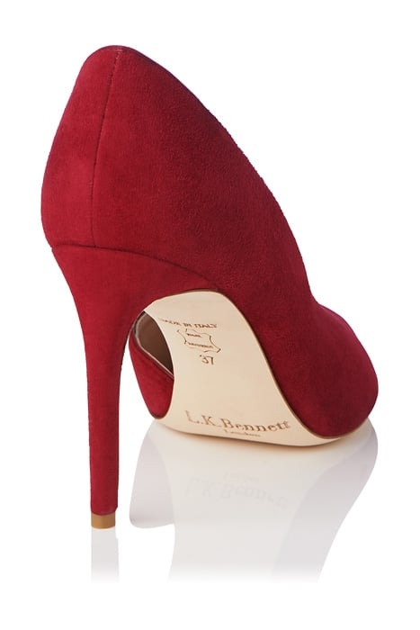 KAYLEIGH PEEP TOE COURT POPPY 4