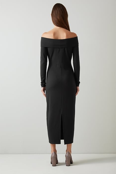 DR ODA OFF SHOULDER BLACK 2