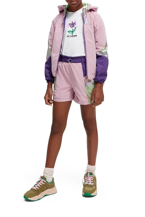 GIRLS METALLIC COLOUR BLOCK SHORTS METALLIC COLORBLOCK 3