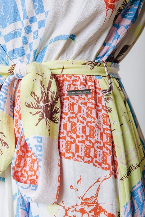 ELVA PATCHWORK MAXI DRESS MULTICOLOR 5