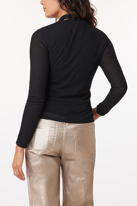 TOP WITH SCARF BLACK 2