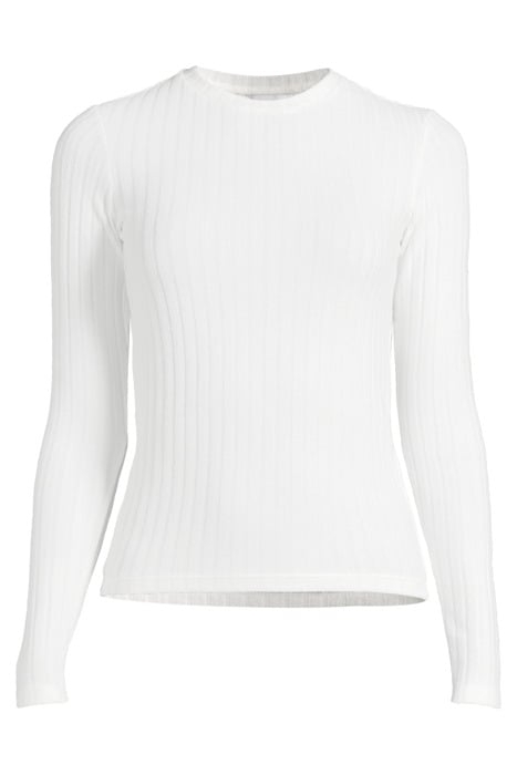 CARMEN RIBBED SWEATER WHITE 3
