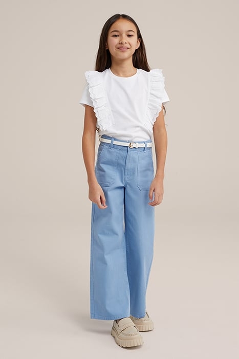 5-POCKET HIGH WAIST PASTEL BLUE 2