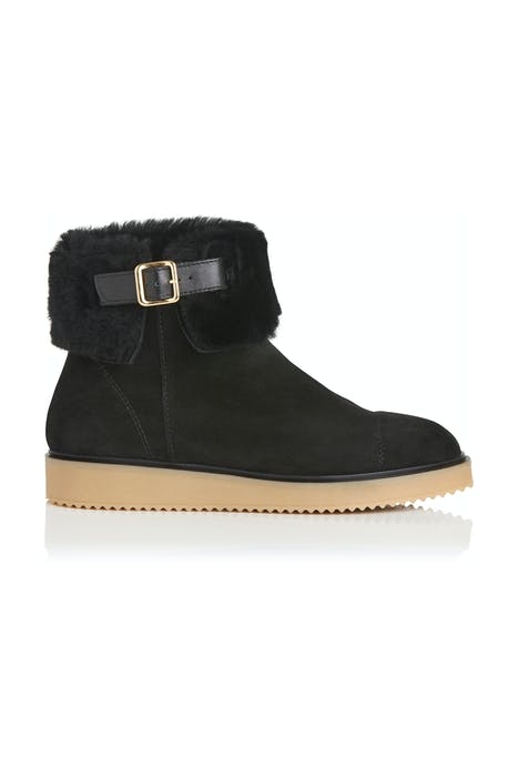 MACI SHEARLING ANKLE BOOT BLACK 1