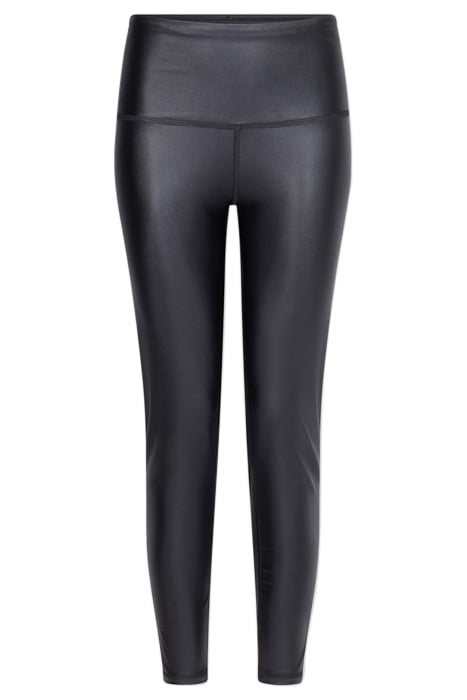 METALLIC YOGA LEGGINGS BLACK 3