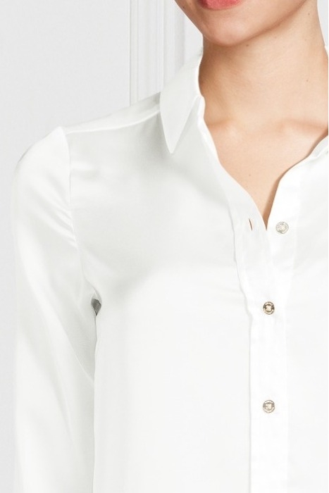 MELISSA PRINTED SHIRT PALE BUTTON-DOWN PEARL 4