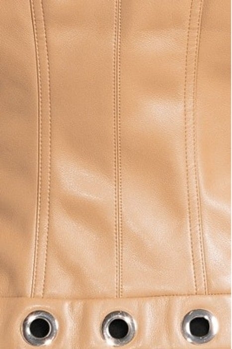 RORY BIKER JACKET SAHARA TRIP LEATHER & MULTI 5