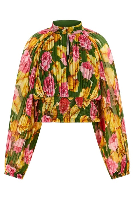 GUESS ECO LS BIANCA PLEATED TO ROSES GARDEN 1