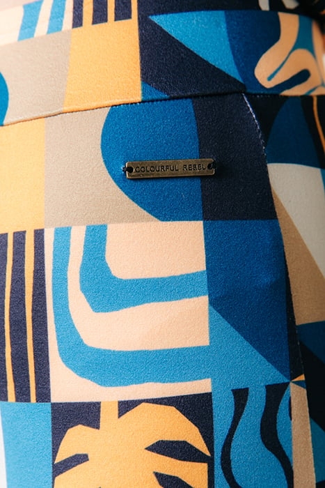 SMALL SCENERY PEACHED EXTRA FLARE PANTS TANGERINE 4