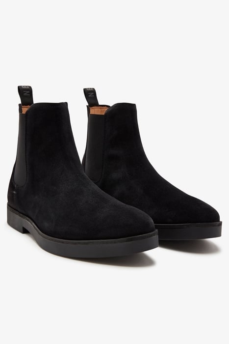 LOGAN CHELSEA SUEDE II BLACK SUEDE 2