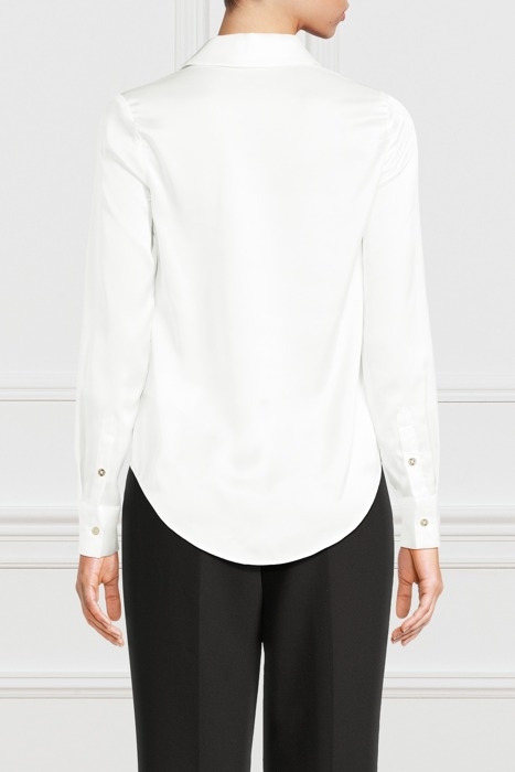 MELISSA PRINTED SHIRT PALE BUTTON-DOWN PEARL 2