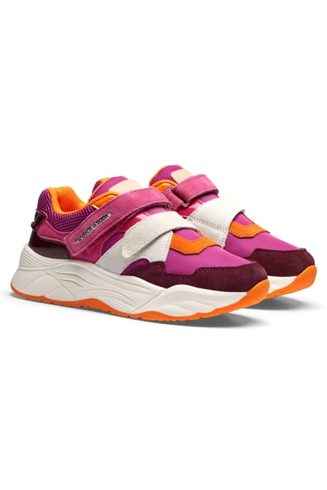 GIRLS CELESTIA VELCRO SNEAKER BORDO MULTI 2