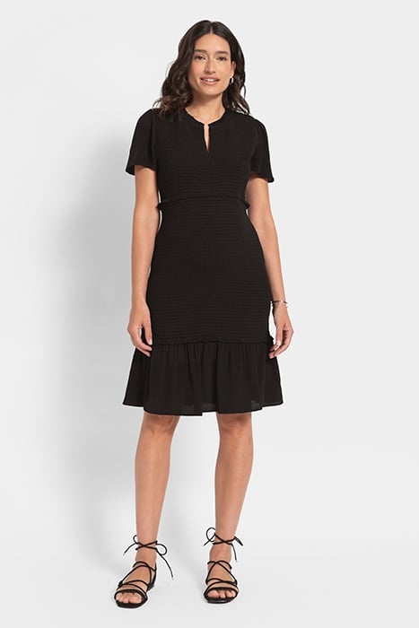 MATERNITY MINI DRESS BLACK 1