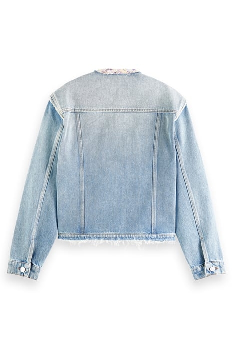 ZIP FRONT TRUCKER JACKET COTTON ZIP IT UP 5